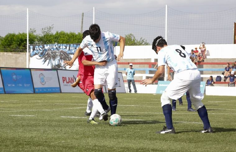 Argentina contra México en la Copa América de Fútbol para Ciegos