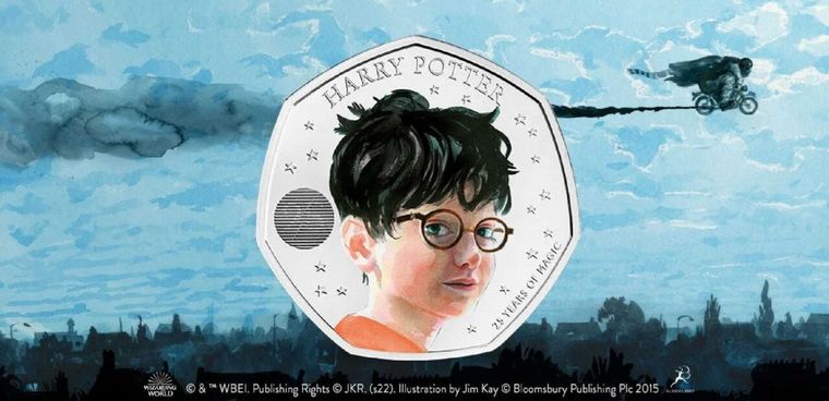 FOTO: Harry Potter llega las monedas en Reino Unido, a 25 años de su lanzamiento