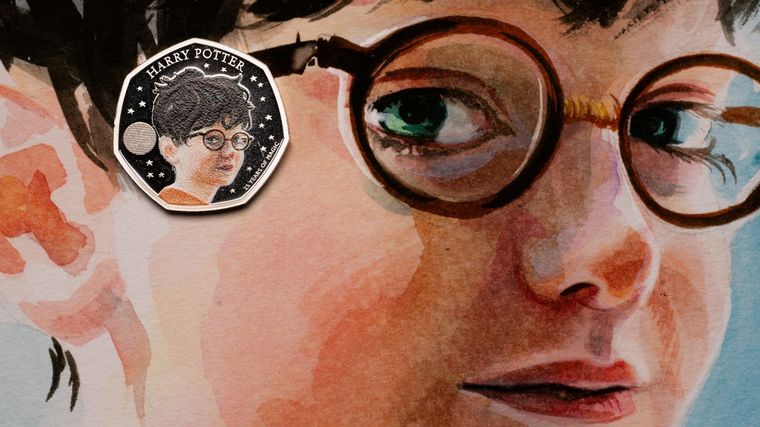 Harry Potter llega las monedas en Reino Unido, a 25 años de su lanzamiento