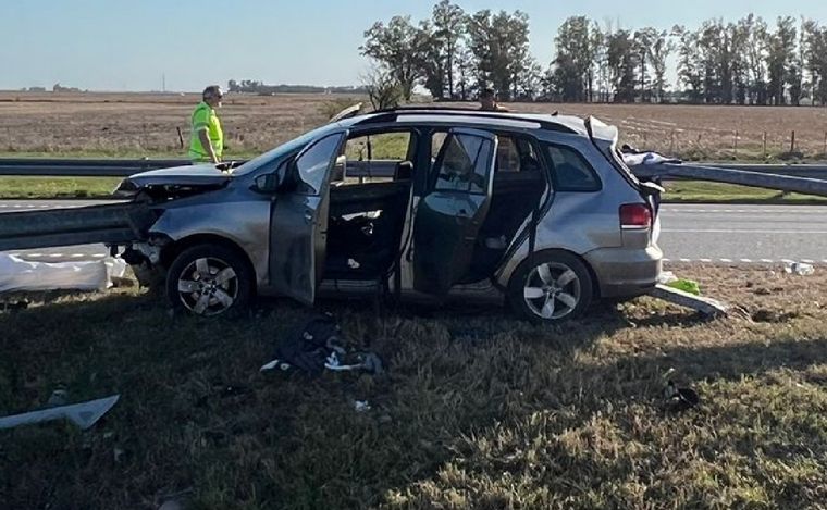 Accidente fatal en la Autopista Córdoba-Rosario.
