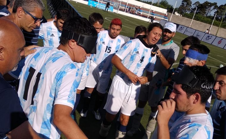 Los Murciélagos clasificaron en la final de fútbol para ciegos