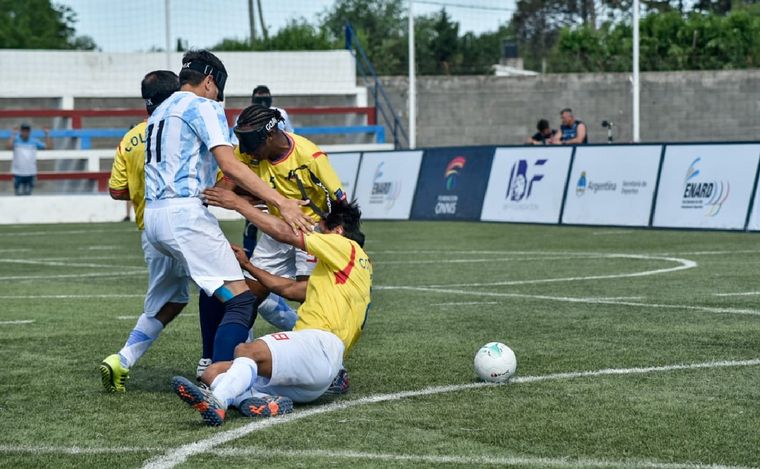 FOTO: Argentina Vs. Colombia, Copa América de Fútbol para Ciegos