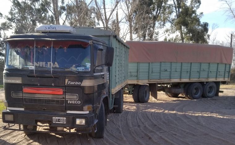 Nilda Barroso maneja un camión desde hace 19 años.