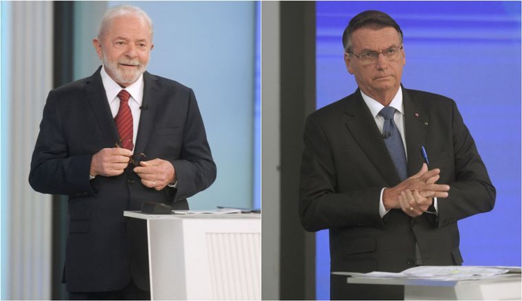 FOTO: Lula y Bolsonaro se miden en el último debate antes del balotaje. 