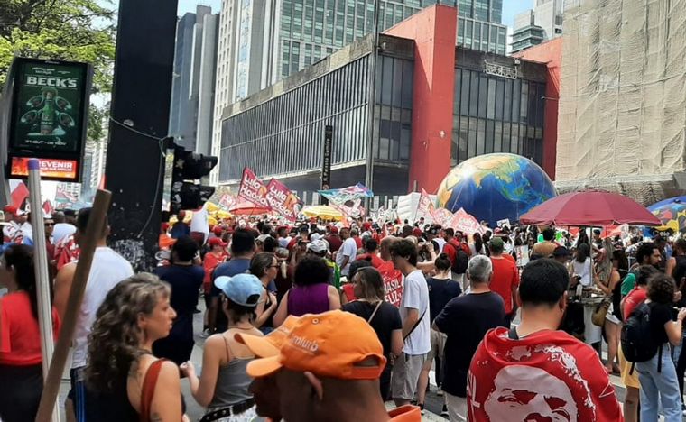 Elecciones Brasil 2022: así se vive el cierre de la campaña de Lula en San Pablo.