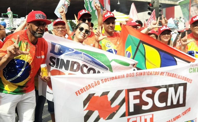 Elecciones Brasil 2022: así se vive el cierre de la campaña de Lula en San Pablo.