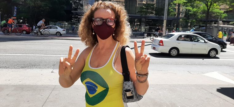 El clima electoral se vive en las calles de San Pablo.