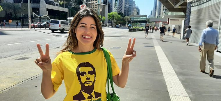 El clima electoral se vive en las calles de San Pablo.