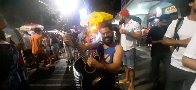Festejos en San Pablo por el triunfo de Lula en el balotaje en Brasil.