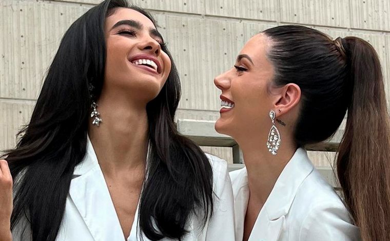 FOTO: Miss Argentina y Miss Puerto Rico, están juntas hace dos años y se casaron.