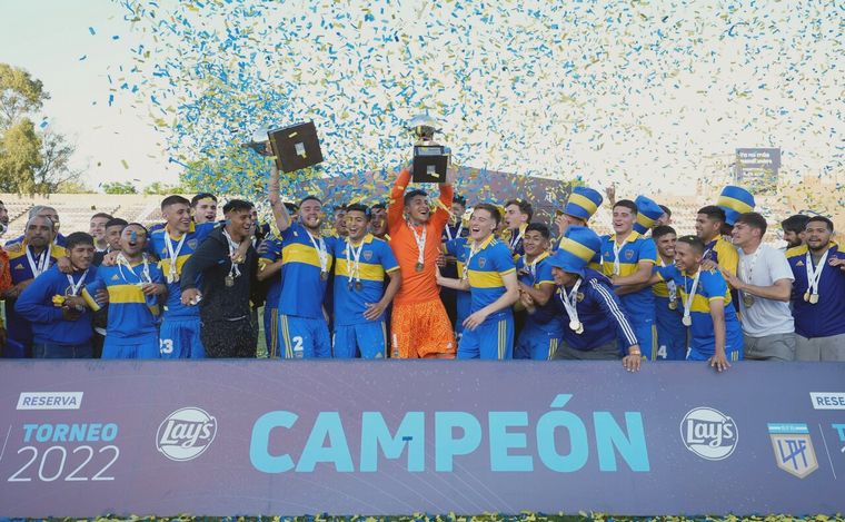 FOTO: Boca se consagró campeón en Reserva