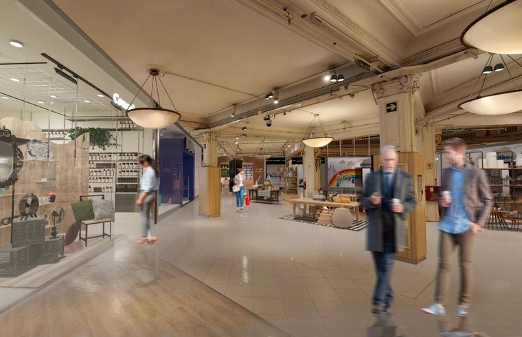 El interior de la remodelada y modernizada La Favorita.