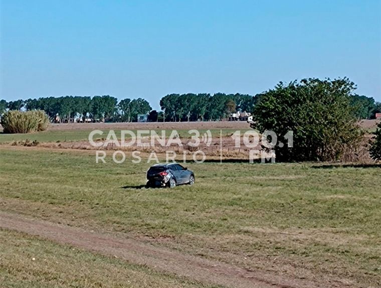 Choque múltiple en la autopista Rosario-Buenos Aires: cuatro heridos.