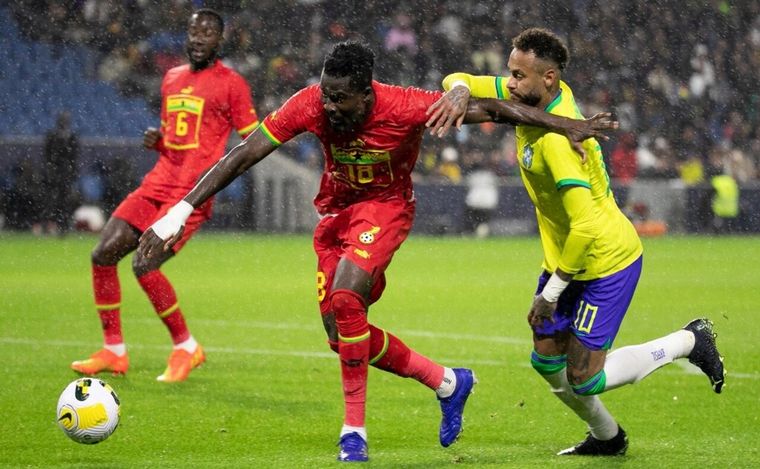 FOTO: Ghana disputó un amistoso con Brasil de preparación para el Mundial