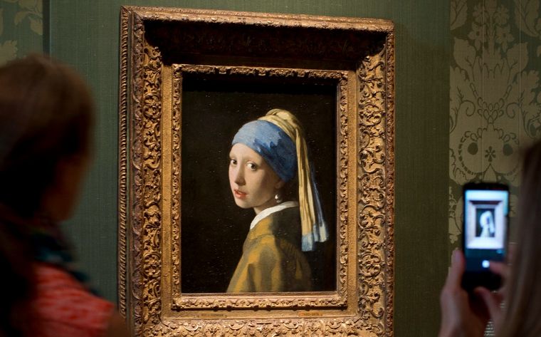 FOTO: La pintura de Johannes Vermeer, otra obra vandalizada por activistas.