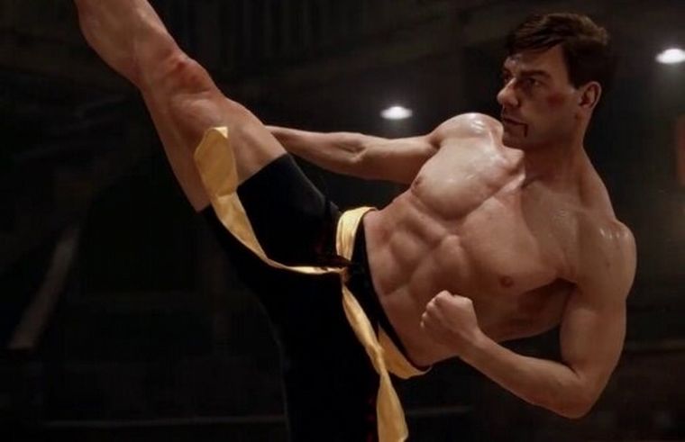 En Depredador a Van Damme no se le veía la cara.