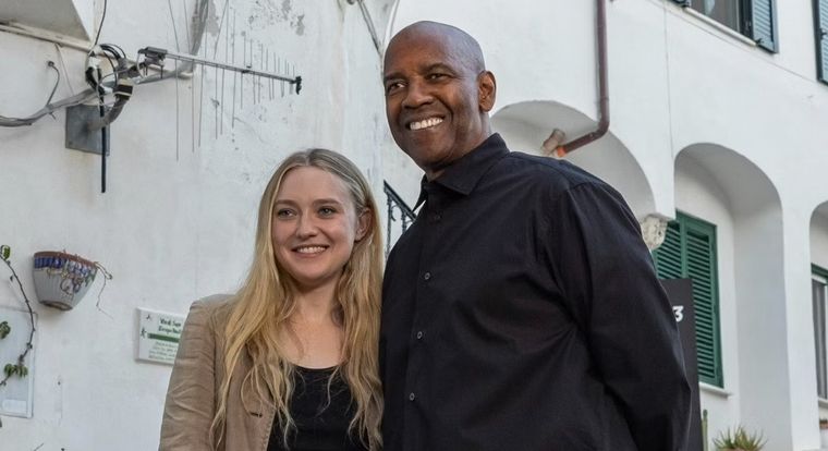 Denzel Washington y Dakota Fanning se reencontraron después de 18 años.