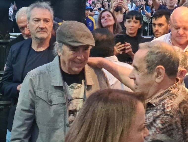 FOTO: Joan Manuel Serrat este viernes en El Cairo, en la previa de su show en Rosario. 