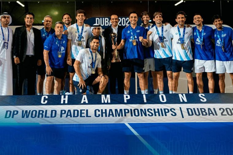 Argentina se consagró con el título mundial en padel.
