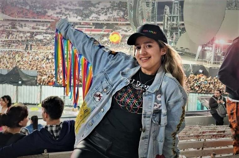 Micaela Gómez no se perdió ningún show de su banda favorita.