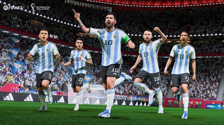 FOTO: Argentina es el campeón del Mundo según el popula videojuego FIFA 23