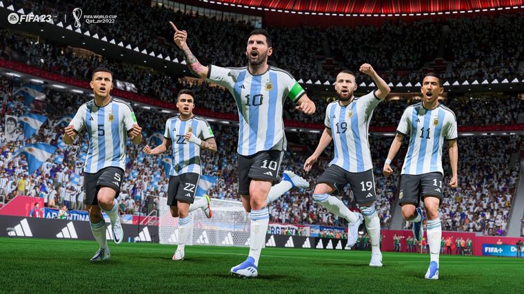Argentina es el campeón del Mundo según el popula videojuego FIFA 23