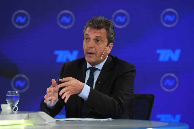 Sergio Massa, en el programa