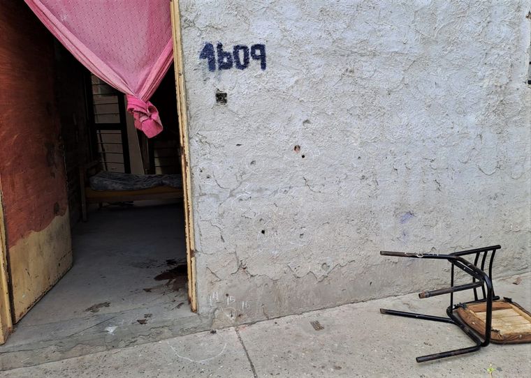 Las postales que dejó un nuevo crimen sangriento en el sur de la ciudad.