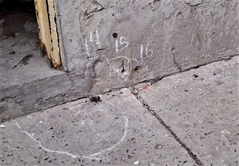 Las postales que dejó un nuevo crimen sangriento en el sur de la ciudad.