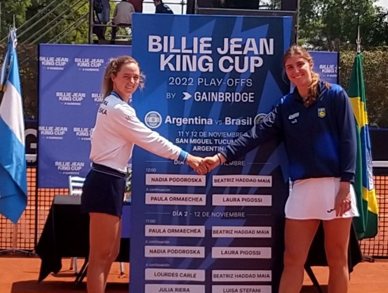 La mejor argentina perdió en el primer punto de la Copa Billy Jean King. 