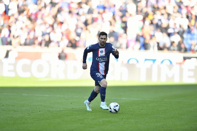 FOTO: Lionel Messi durante el encuentro contra el Auxerre. (Foto: PSG).