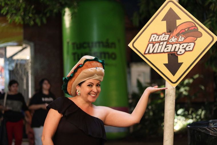 Yeny Ortega desde la Fiesta Nacional del Sánguche de Milanesa en Tucumán.