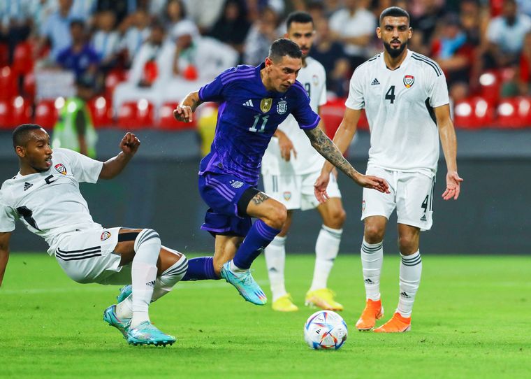 Ángel Di María jugó un primer tiempo superlativo.