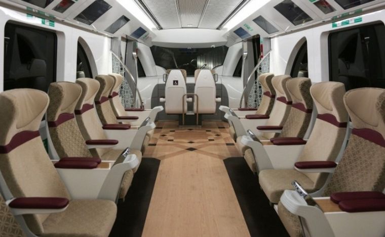 Agus Vivanco en el metro de Doha