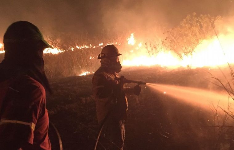 AUDIO: Refuerzan los trabajos para combatir los incendios en Salta y Jujuy (Foto: Telam)