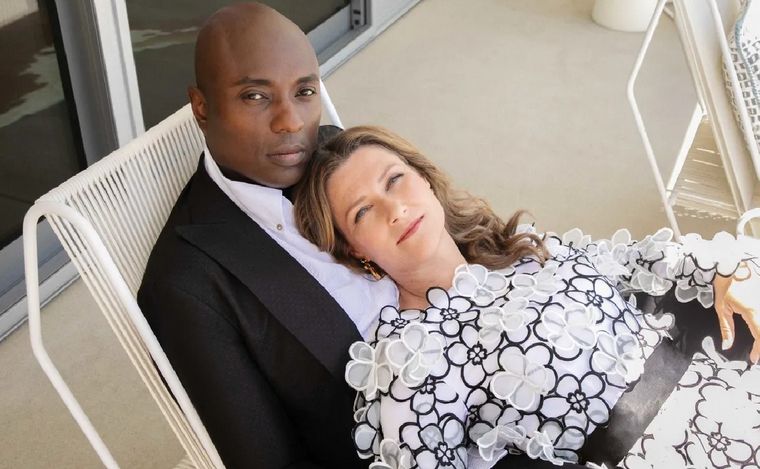 La princesa María Luisa de Orange y Durek Verrett (Foto: Vanity Fair)