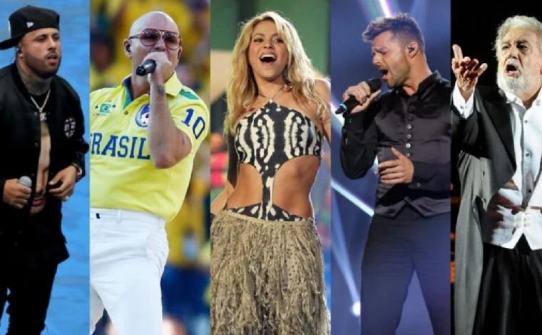 Una por una: cuáles fueron todas las canciones de los mundiales.