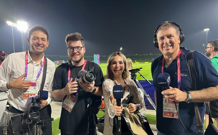 Cadena 3 presente en la apertura de la Copa del Mundo.