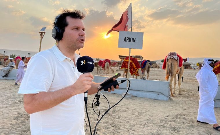 Cadena 3 presente en la apertura de la Copa del Mundo.