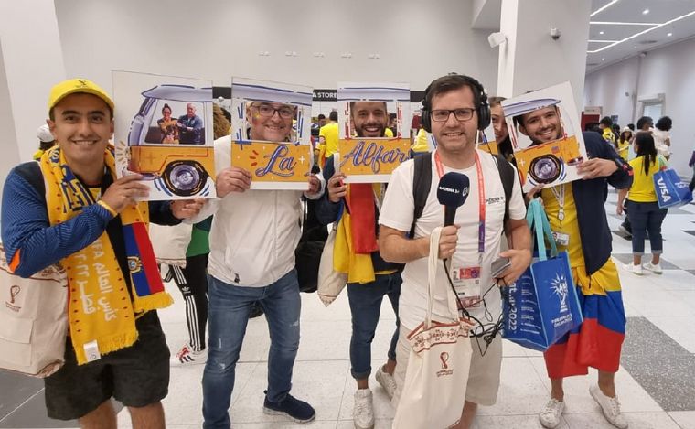 AUDIO: La alegría de los hinchas de Ecuador tras el triunfo ante Qatar.