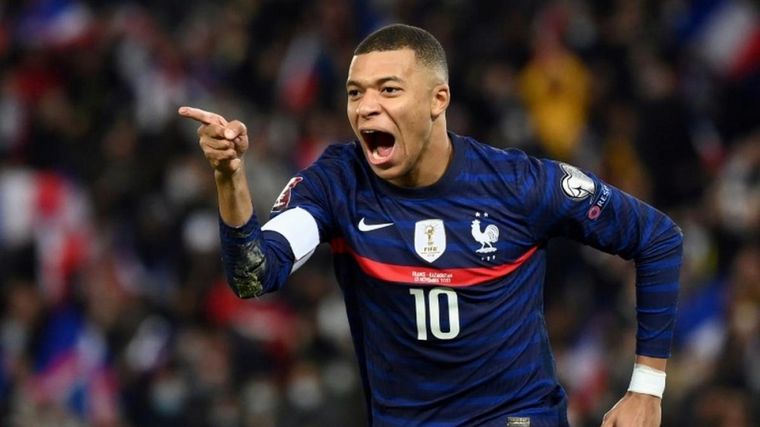 Mbappé, figura de Francia (Foto: AFP)
