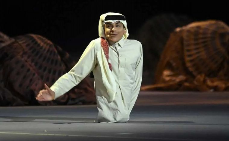 FOTO: Ghanim Al Muftah en la inauguración del mundial (Foto: A24)