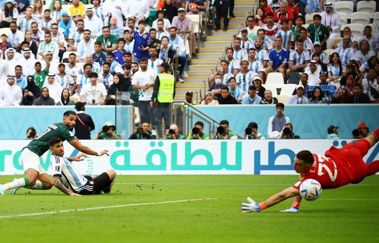 FOTO: Saleh Al- Shehri autor del primer gol de Arabia Saudita