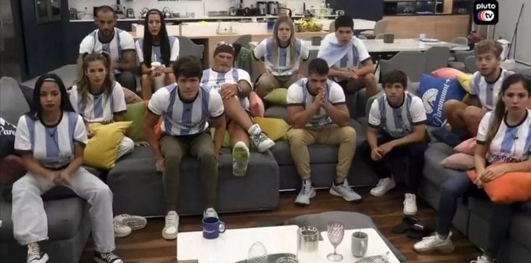 Así vivieron los participantes de Gran Hermano la derrota de la Selección (Foto: NA)