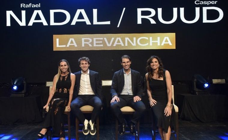 Dulko, Ruud, Nadal y Sabatini jugaron en Buenos Aires.