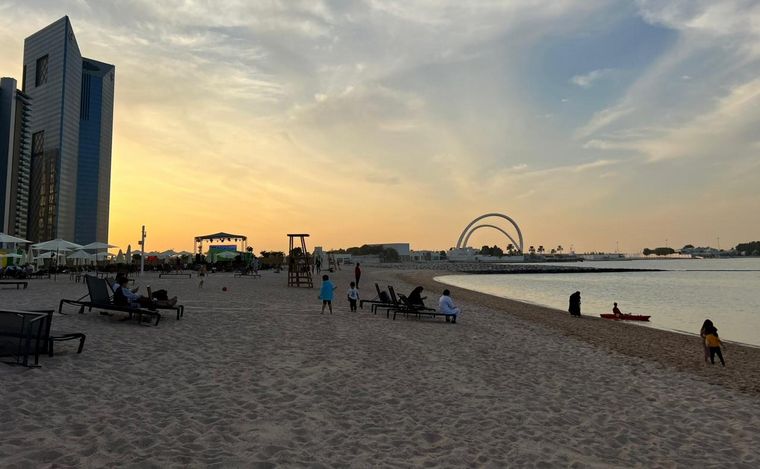 Cómo en la playa privada