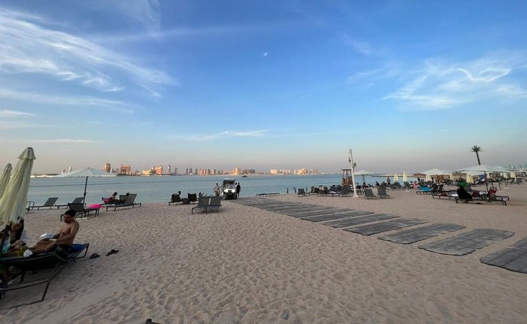 Cómo en la playa privada