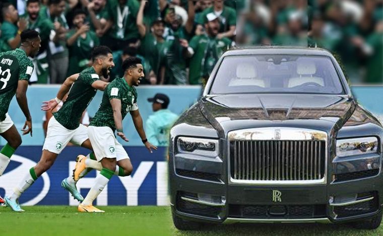 FOTO: Cada jugador de Arabia Saudita recibirá un Rolls Royce por la victoria ante Argentina
