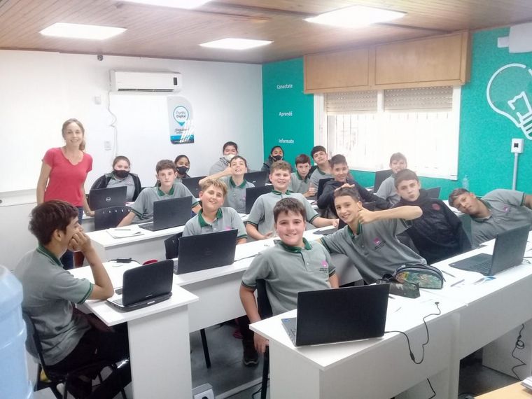 Aula nueva. Ahora necesitan dos aulas más.