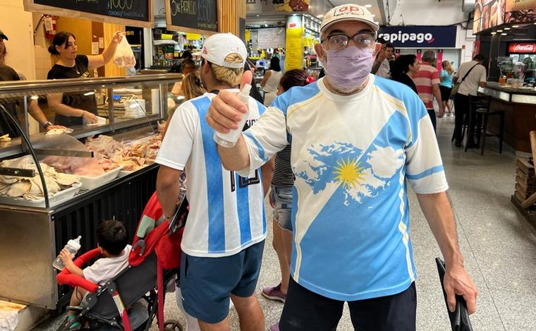 La previa de Argentino-México en el Mercado Norte.